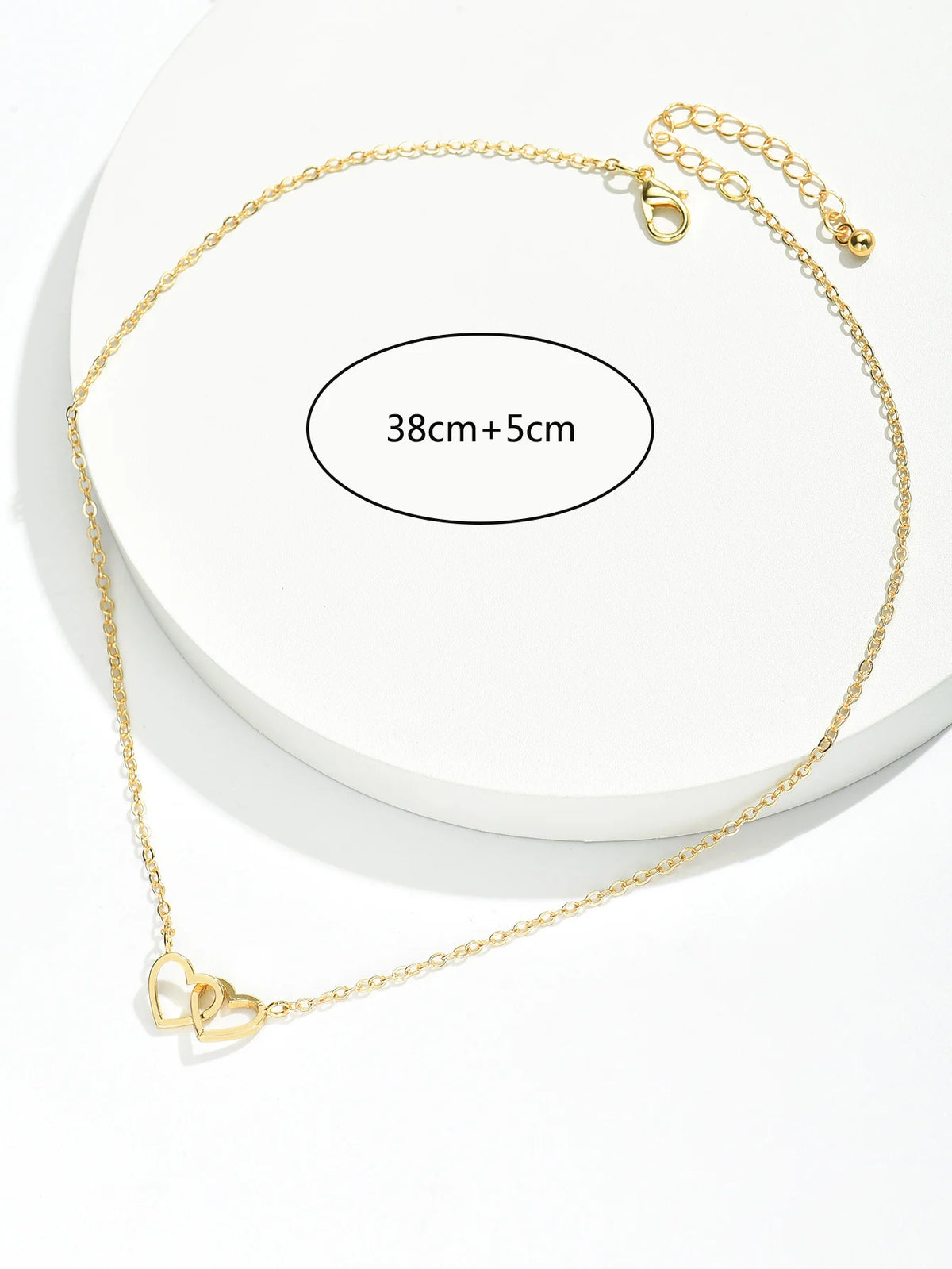 Eternal Love Interlocking Heart Necklace 2.3