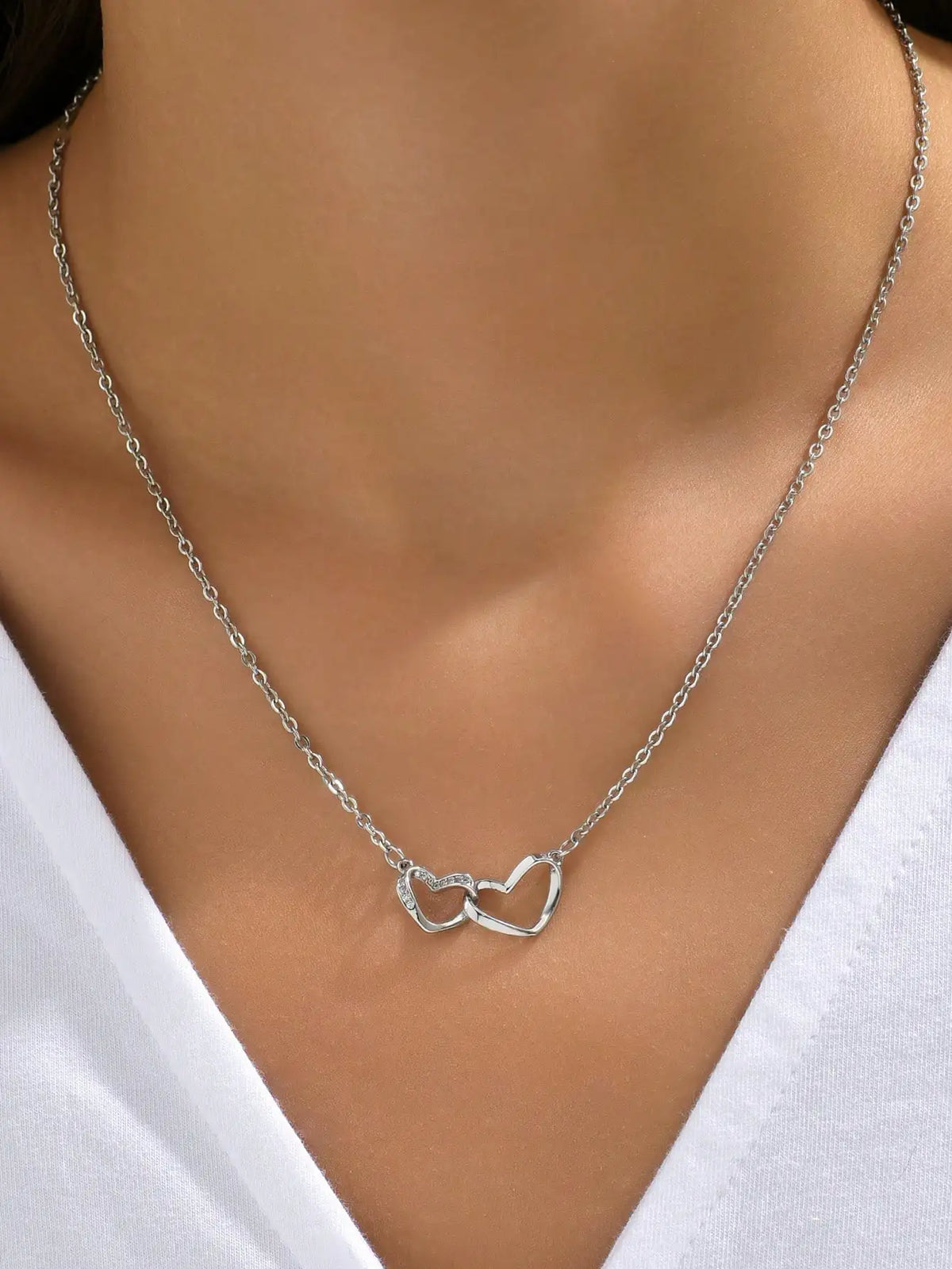Eternal Love Interlocking Heart Necklace 2.3