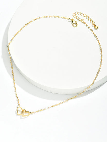 Eternal Love Interlocking Heart Necklace 2.3