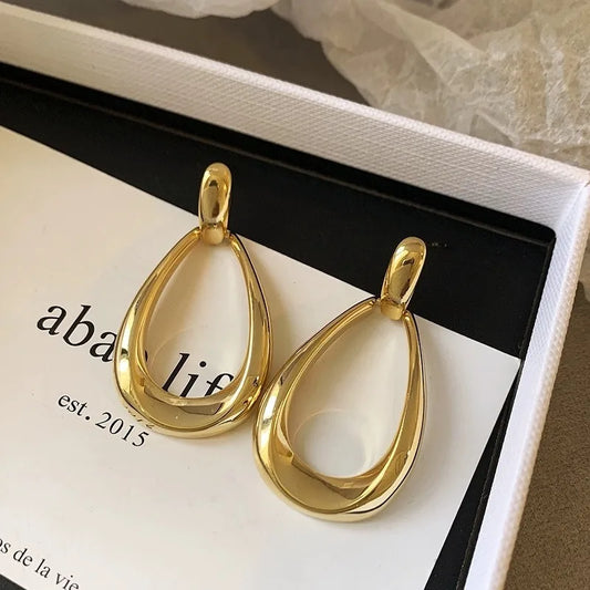 Sculptural Teardrop Earrings 3.9